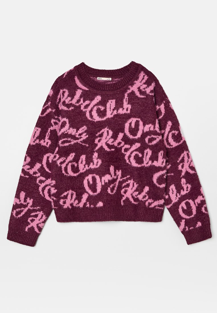ONLY GIRLS Trui bordeauxrood
