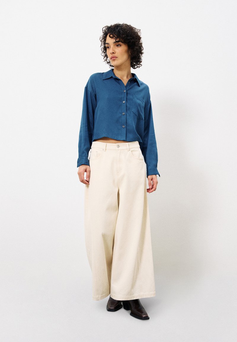 FRNCH POLLY - Chemisier - bleu petrole