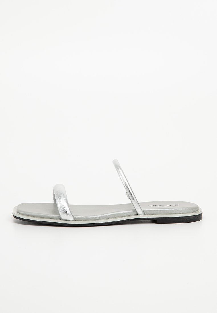 Calvin Klein Jeans Muiltjes zilverkleurig Calvin Klein Jeans Muiltjes zilverkleurig