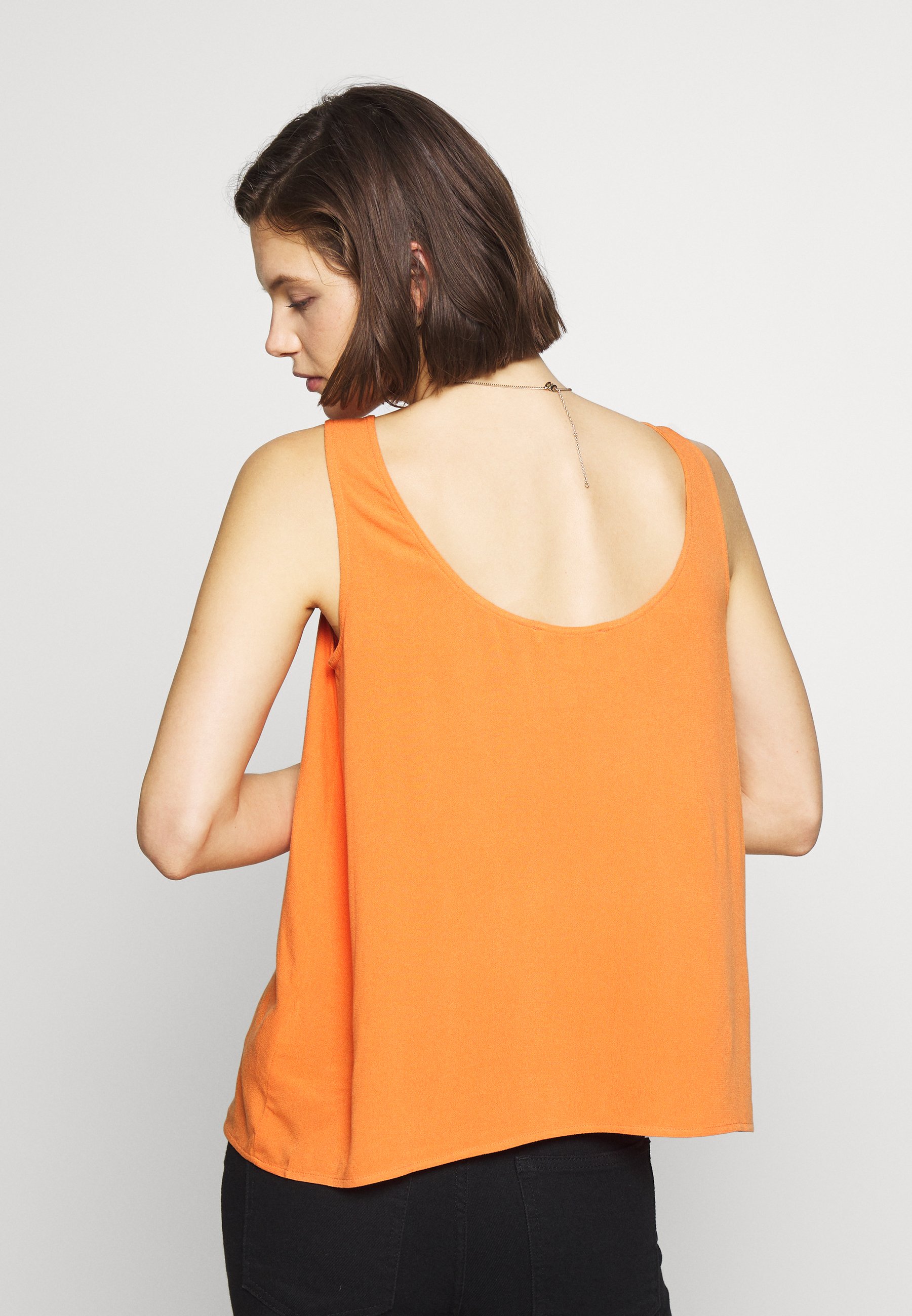 Esprit CORE RAYON CRÊP Bluser rust orange Zalando.no Esprit CORE RAYON CRÊP - Bluser - black