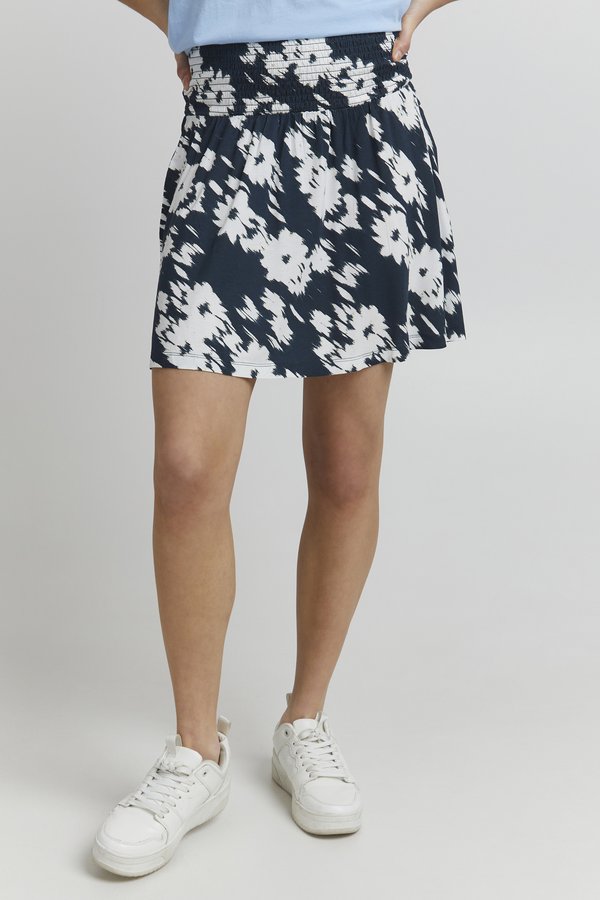 IHLISA - A-line skirt - total eclipse flower print