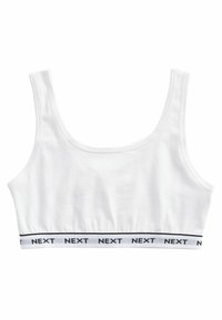 Next 3 PACK CROP - Linne - black grey white contrast elastic