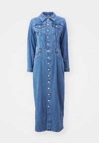 WE Fashion Maxi Jurk Met All Over Print En Volant Met Open Rug Blauw Roze Groen 17204217 WE Fashion Maxi Jurk Met All Over Print En Volant Met Open Rug Blauw Roze Groen 17204217