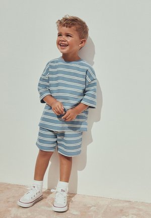 Next, REGULAR FIT - ALL-OVER SET   - Short - blue stripe