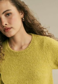 Next SHORT SLEEVE CREW NECK - Jednoduché tričko - lime green