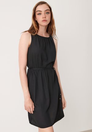 MIT BINDEGÜRTEL - Day dress - black