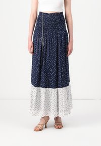 Pepe Jeans - CONVERTIBLE SKIRT TO DRESS - Jupe longue - ocean blue Image miniature 1