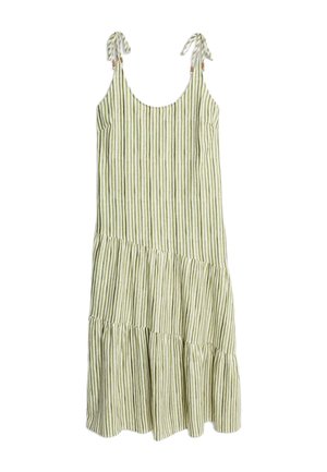 Marks & Spencer RICH SHOULDER MIDI SWING  - Hverdagskjole - bright sage