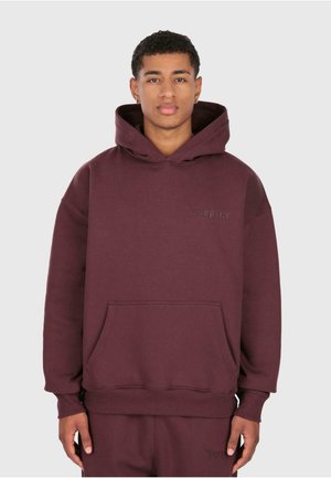 HEAVY HD LOGO - Hoodie - wine