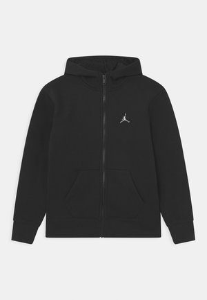 ESSENTIALS - Sudadera con cremallera - black