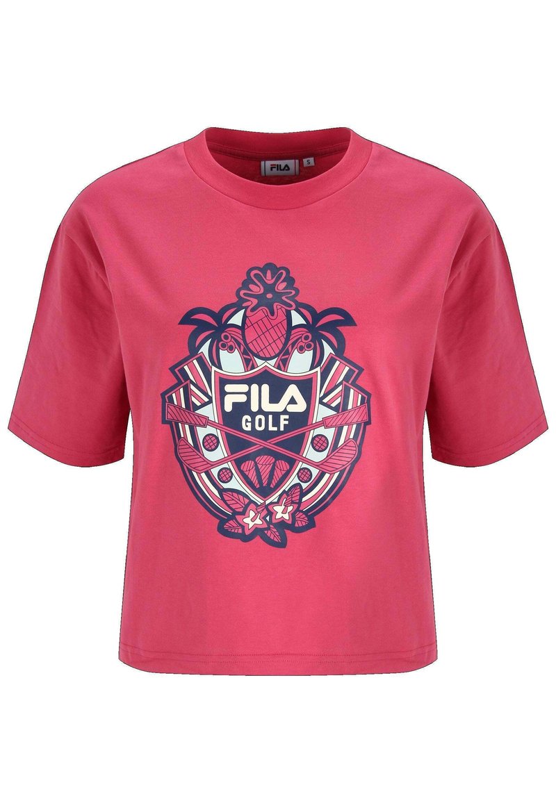 Fila T-shirt print donkerroze Fila T-shirt print donkerroze