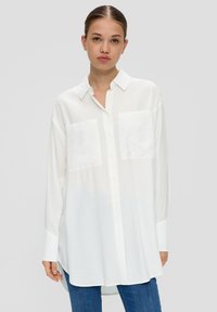 QS Hemdbluse - ecru