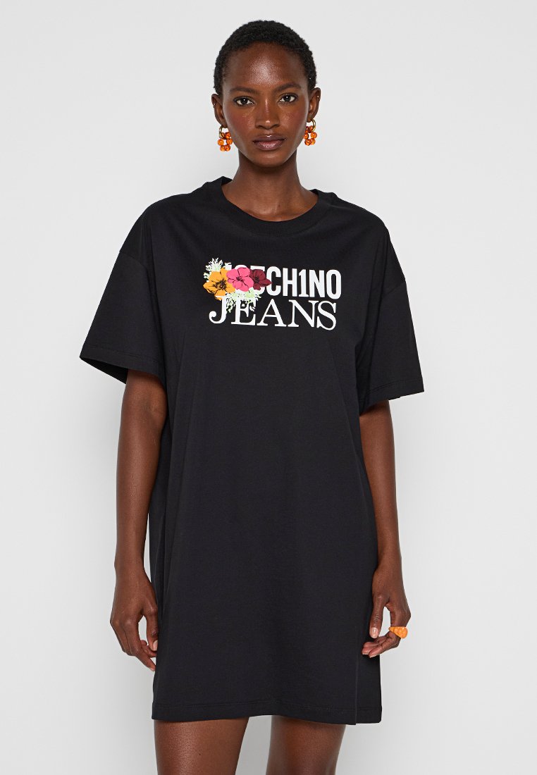 MOSCHINO JEANS Jerseyjurk zwart MOSCHINO JEANS Jerseyjurk zwart