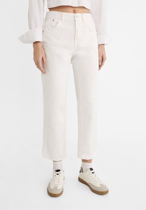 Straight leg jeans - white