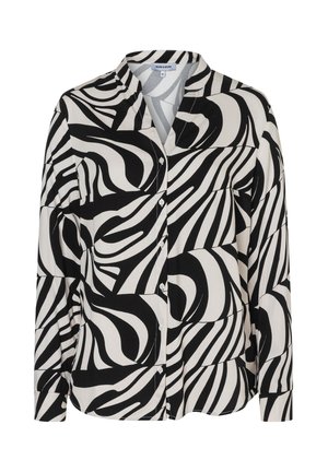 Hemdbluse - big twotone print