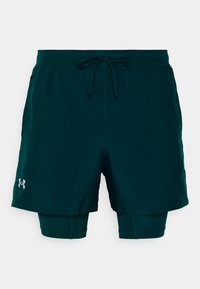 LAUNCH - Šortky 2 v 1 - hydro teal circuit teal reflective