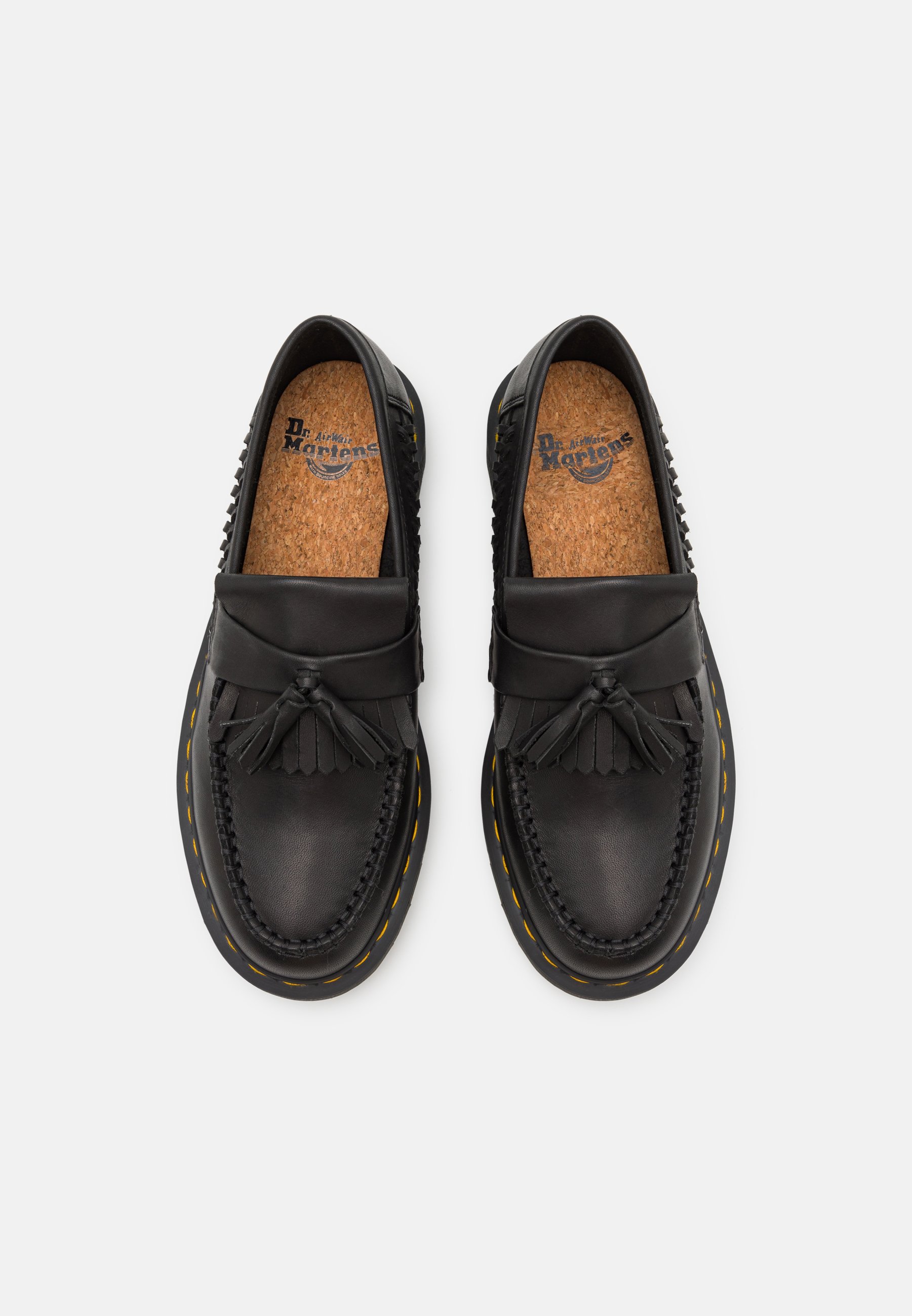 極美品 Dr.Martens ADRIAN WOVEN 23cm相当 Dr. Martens ADRIAN WOVEN UNISEX - Slip-ons - black/black