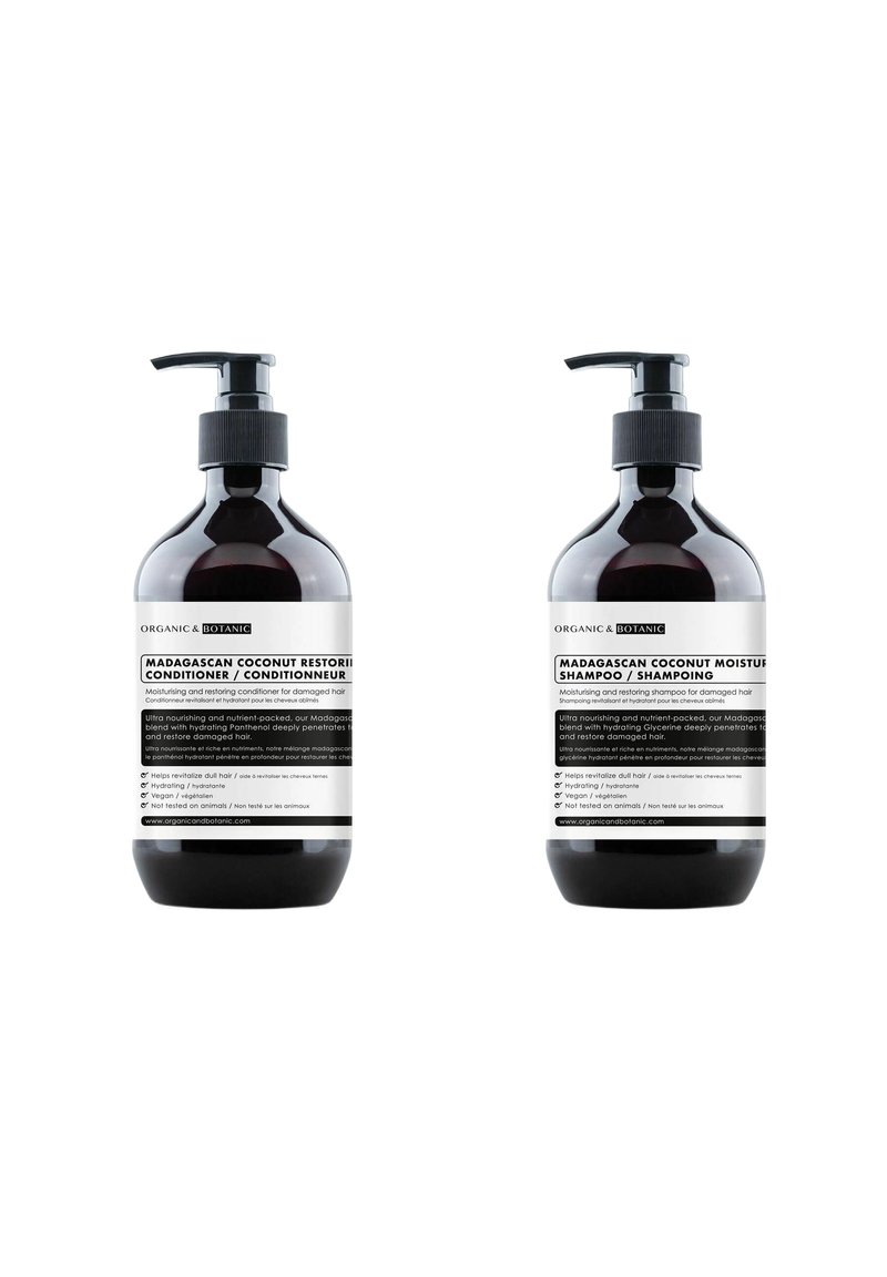 Organic & Botanic - MADAGASCAN COCONUT MOISTURISING SHAMPOO & CONDITIONER 500ML - Odżywka, Powiększ