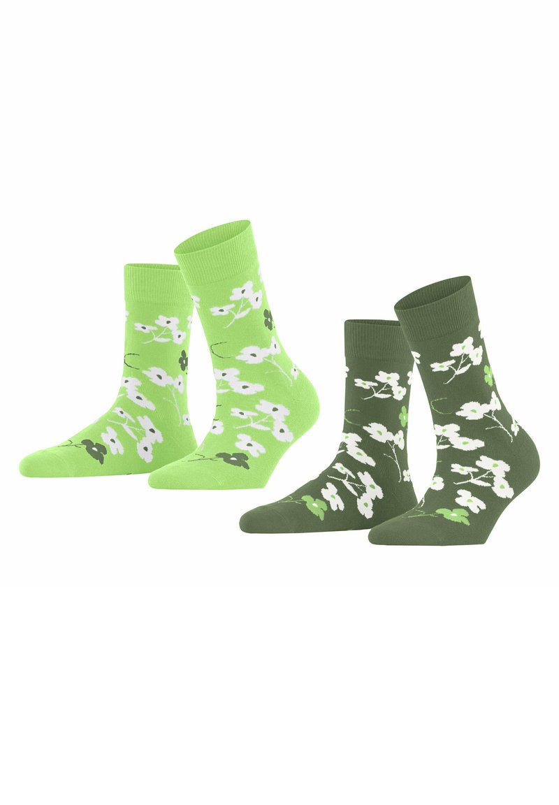 Esprit Femme Uni 2-Pack Chaussettes Respirantes Biologiques Durables