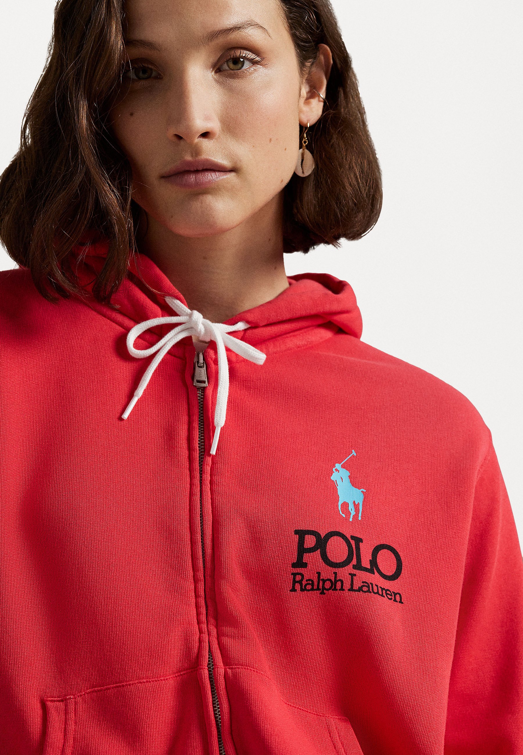 Polo Ralph Lauren BIG PONY LIGHTWEIGHT FLEECE ZIP HOODIE - Zip-up