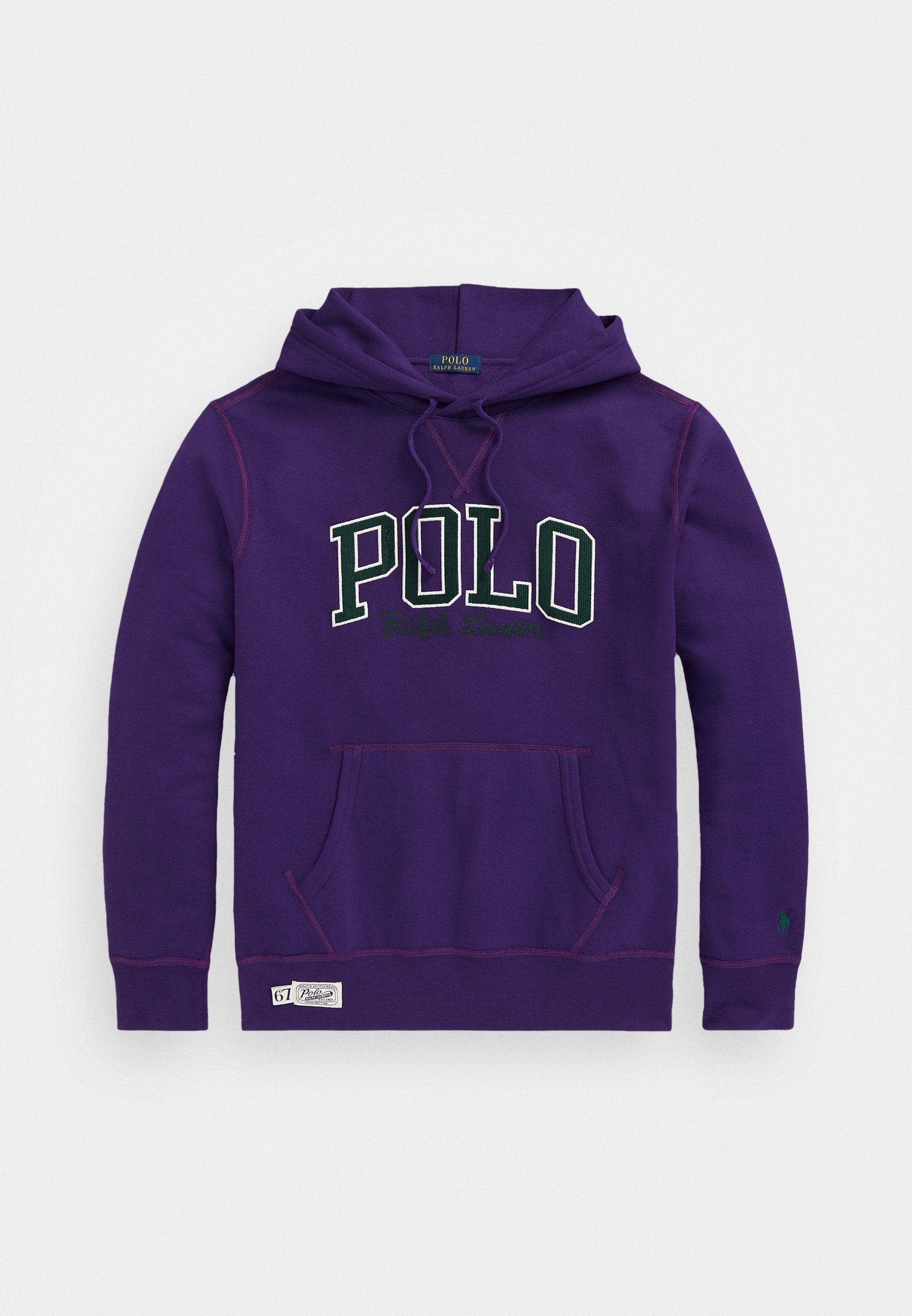 Polo Ralph Lauren LONG SLEEVE - Sweatshirt - college purple/violet -  ZALANDO.FR