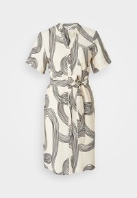 Object - Objsanne 2/4 Lo V-Neck Top - 5009011 Seal Brown main image 1