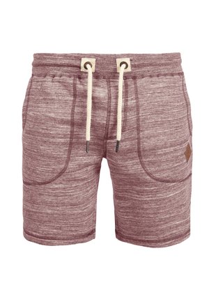 Bordoo spordilühikesed püksid, valmistatud tekstuursetest kangast, millel on paelaga sulgemine, kaks esist taskut ja väike pruun logotäpp.