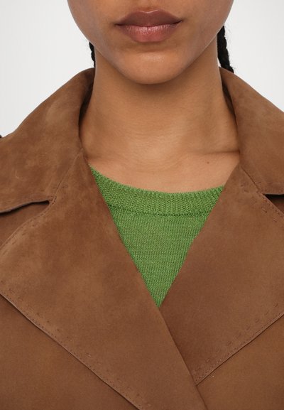 WEEKEND MaxMara OBLATO - Leren jas - tobacco