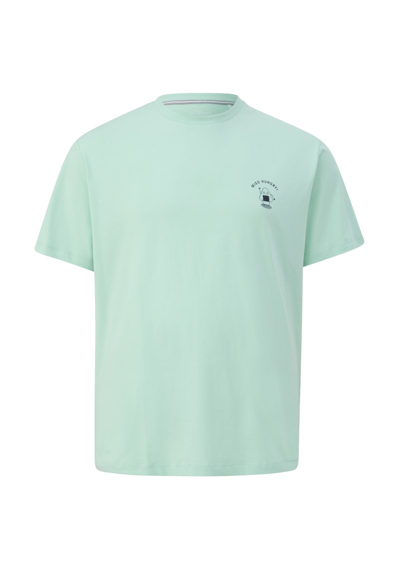 s.Oliver MIT GRAFIK - T-Shirt print - minze/mint - Zalando.de