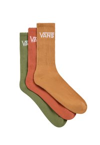 Vans 3 PACK CLASSIC CREW - Calze - brown sugar