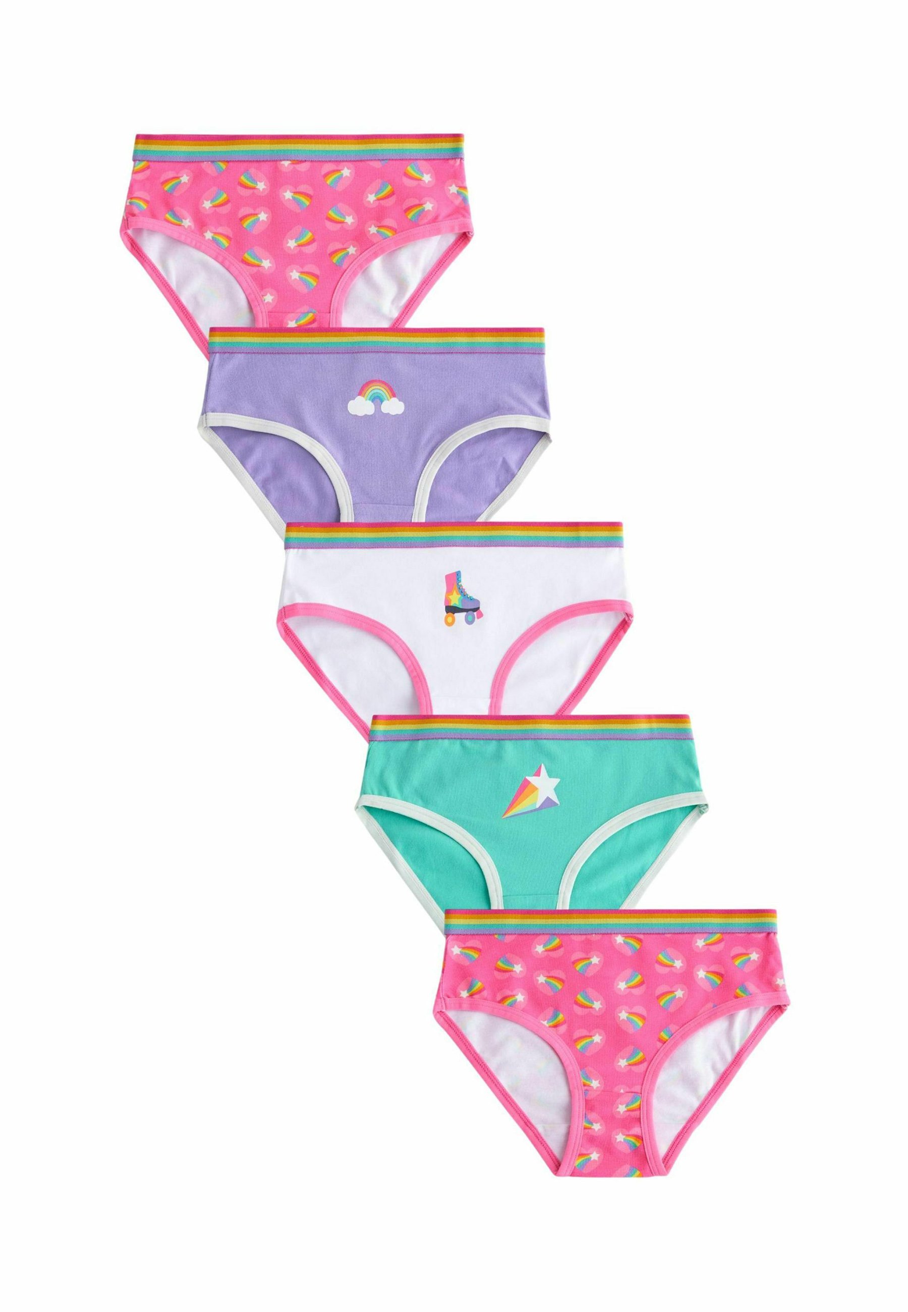 Culottes Fille 100% Coton Squishmallow By Next - Lot De 5 - Confortables, Lavage Machine - Taille Selon Guide - 11