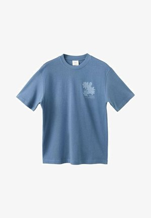 Mango, T-shirt print - light blue