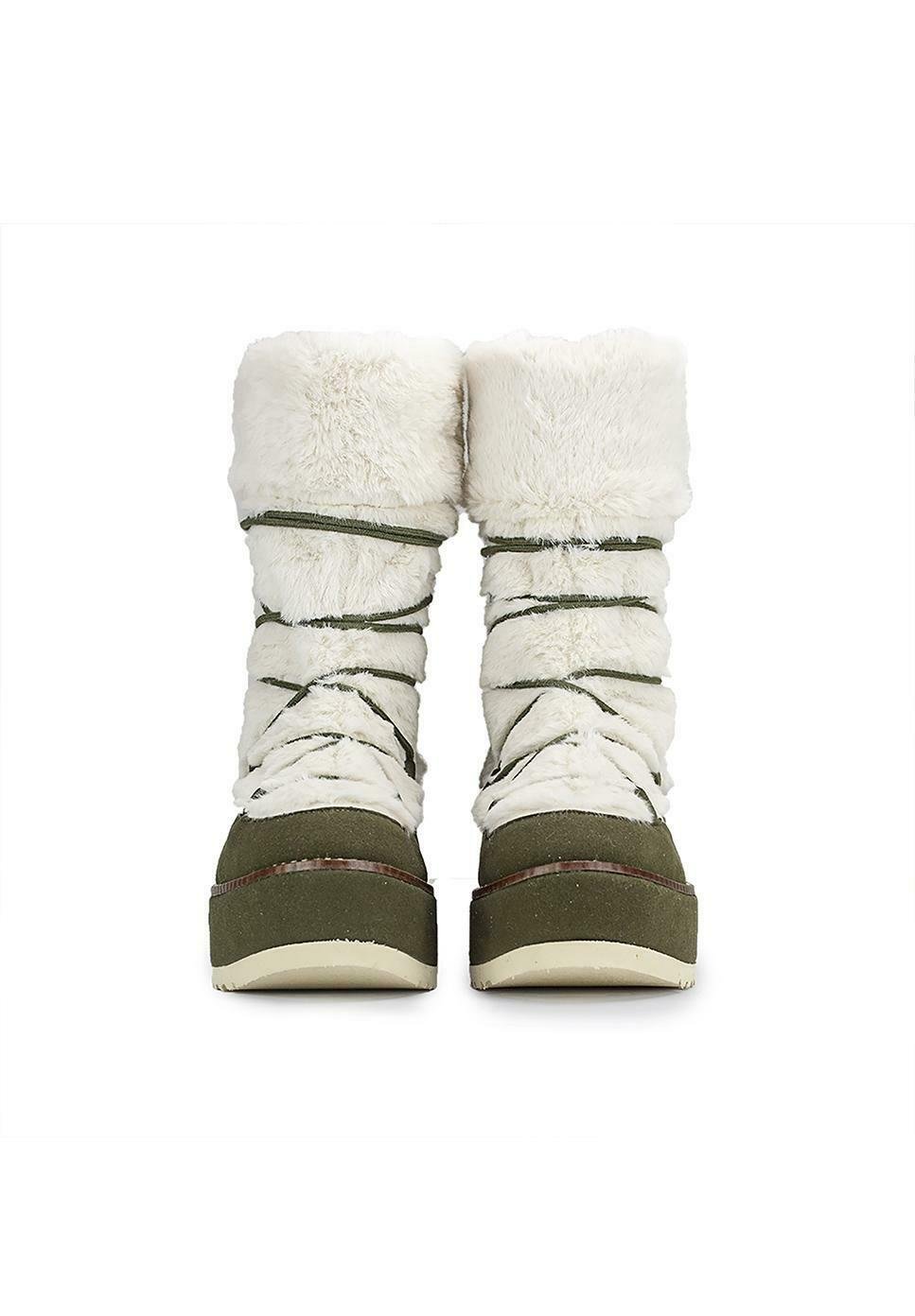 POPA ABADIAS - Botas para la nieve - verde/caqui - Zalando.es