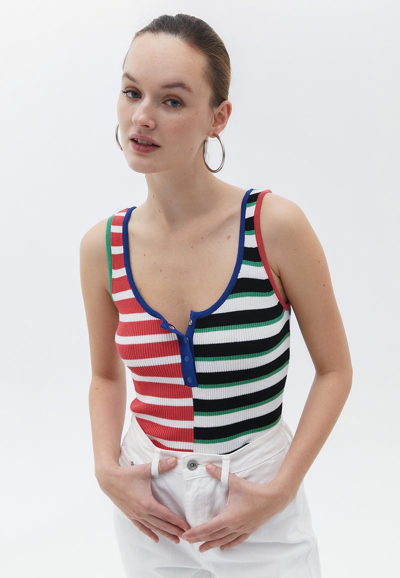 Débardeur femme CIGALE MULTICOLORE | la cigale