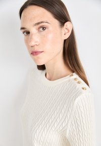 GANT MINI CABLE DRESS - Shift-haljina - cream