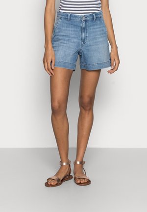 Denimshorts - light-blue denim