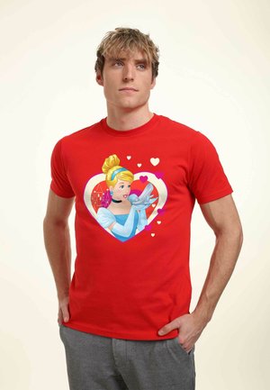 Henry Tiger DISNEY PRINCESSES CINDERELLA HEARTS UNISEX - T-shirt z nadrukiem