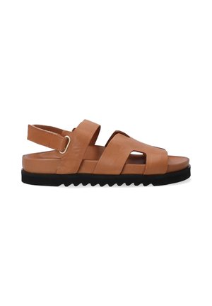 Platform sandals - brown