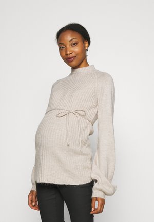 PULL CABLES - Trui - whisper white melange