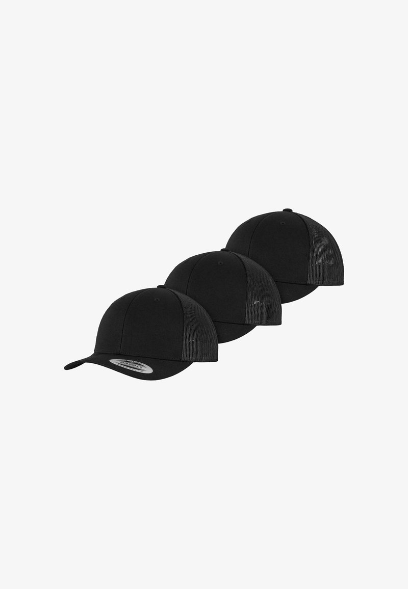 Flexfit 3-PACK - Gorra - black black black