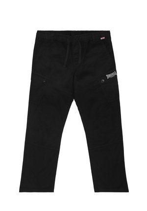 Lonsdale, LONSDALE HERREN CARGOHOSE NORMALE PASSFORM LYNEMOUTH - Pantalones cargo - black grey