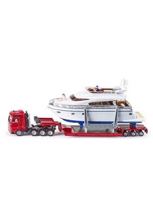 SIKU SCHWERTRANSPORT MIT YACHT, 1:87, METALL/KUNSTSTOFF, M - Toy car - multi-coloured