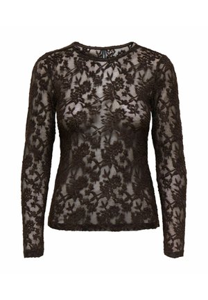 ONLY, ONLBLAISE L/S TOP JRS - Blouse - coffee bean