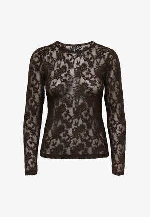 ONLY, ONLBLAISE L/S TOP JRS - Blouse - coffee bean