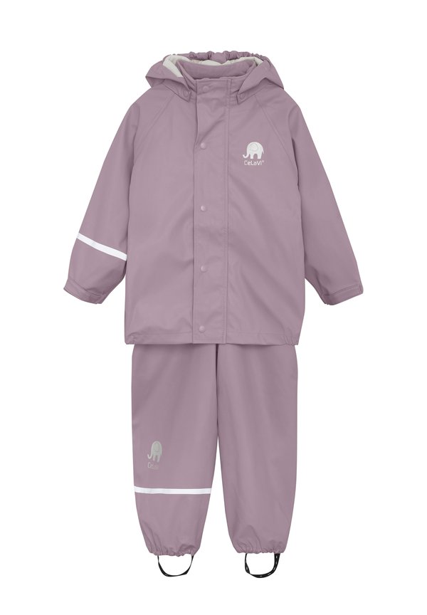 SET  - Regenjacke / wasserabweisende Jacke - mauve shadow