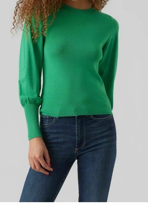 Striktrøje - green