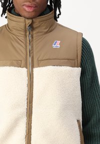 K-Way LE VRAI UNISEX - Bodywarmer - ecru/brown