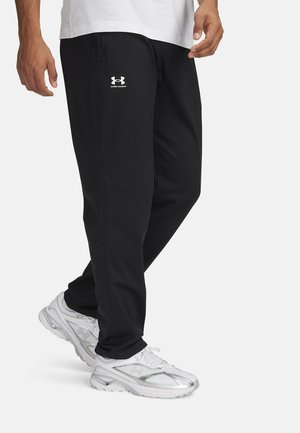 Under Armour, SPORTSTYLE BRAWLER - Tracksuit bottoms - black