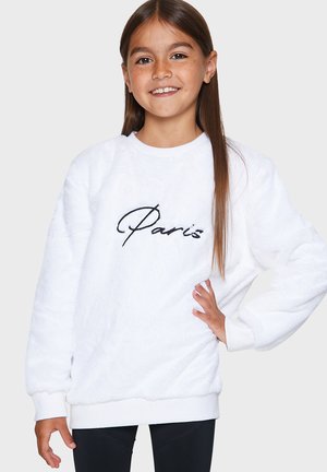 Felpa in pile - white