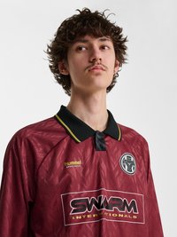 Hummel BAY SOCCER JERSEY UNISEX - Pikkade varrukatega topp - syrah